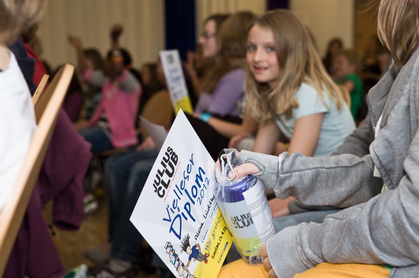 Julius-Club 2012 Diplome und Trinkflaschen, Seelze