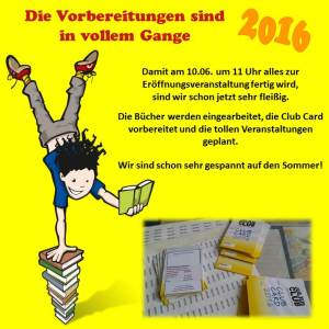 Vorbereitungen laufen 07.04.2016